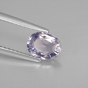 0,89 ctw natürlicher violetter Spinell, Oval Schliff, VVS