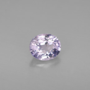 0,86 ctw natürlicher violetter Spinell, Oval Schliff, VVS-VS