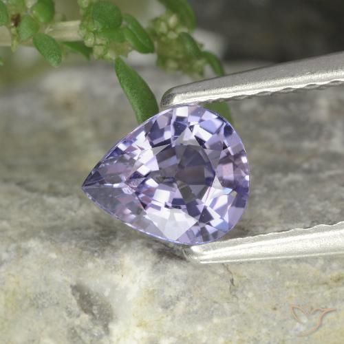 0.63ct Natürlicher Rosaig-violett Spinell, Birnenform, VVS-VS