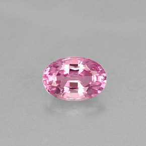 0,55 ctw natürlicher rosafarbener Spinell, Oval Schliff, VS