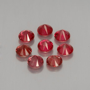  ct natürliche roter Spinell-Edelsteine, Rundschliff, VS