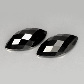  ct natürliche schwarzer Spinell-Edelsteine, Marquise, Lichtundurchlässig