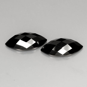  ct natürliche schwarzer Spinell-Edelsteine, Marquise, Lichtundurchlässig