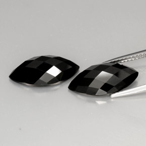  ct natürliche schwarzer Spinell-Edelsteine, Marquise, Lichtundurchlässig