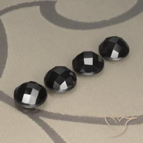 19.58 ct natürliche Schwarz Spinell-Edelsteine, Runden, Lichtundurchlässig