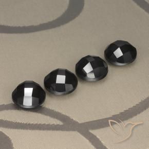 19.19 ct natürliche Schwarz Spinell-Edelsteine, Runden, Lichtundurchlässig