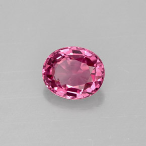 0,88 ctw natürlicher violetter Spinell, Oval Schliff, VVS-VS