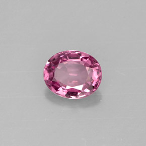 0,67 ctw natürlicher violetter Spinell, Oval Schliff, VVS-VS