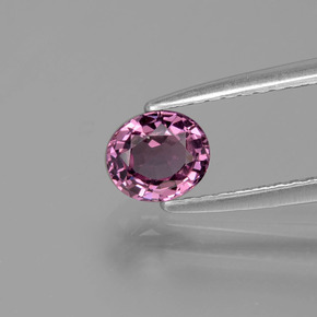 0,59 ctw natürlicher violetter Spinell, Oval Schliff, VVS-VS