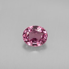0,83 ctw natürlicher violetter Spinell, Oval Schliff, VVS-VS