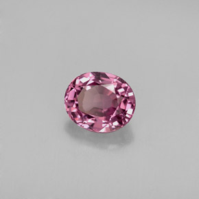 0,83 ctw natürlicher violetter Spinell, Oval Schliff, VVS-VS