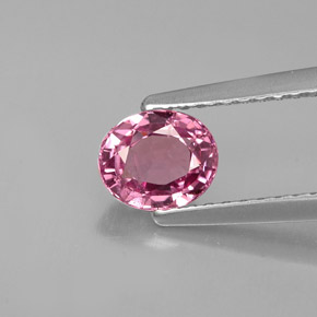 0,82 ctw natürlicher violetter Spinell, Oval Schliff, VS