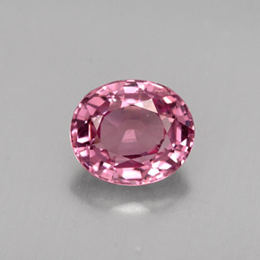 0,83 ctw natürlicher violetter Spinell, Oval Schliff, VS