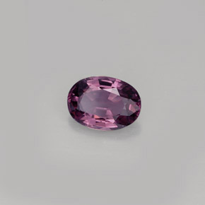 0,86 ctw natürlicher violetter Spinell, Oval Schliff, VVS-VS
