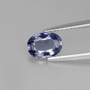 0,88 ctw natürlicher blauer Spinell, Oval Schliff, VVS-VS