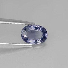 0,88 ctw natürlicher blauer Spinell, Oval Schliff, VVS-VS