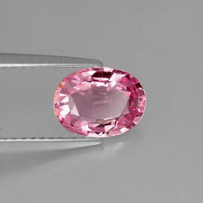 1,48 ctw natürlicher rosafarbener Spinell, Oval Schliff, VS