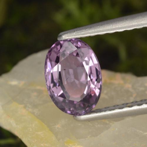 1,05 ctw natürlicher violetter Spinell, Oval Schliff, VS