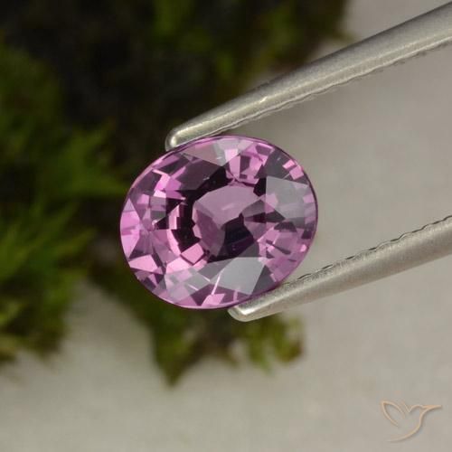 1.09ct Natürlicher Rosaig-lila Spinell, Oval, VVS-VS