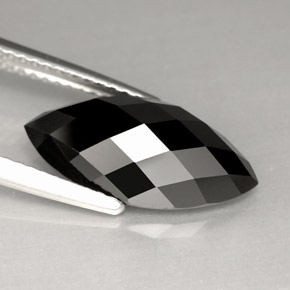 4,91 ctw natürlicher schwarzer Spinell, Marquise, Lichtundurchlässig