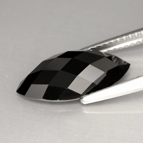 4,91 ctw natürlicher schwarzer Spinell, Marquise, Lichtundurchlässig