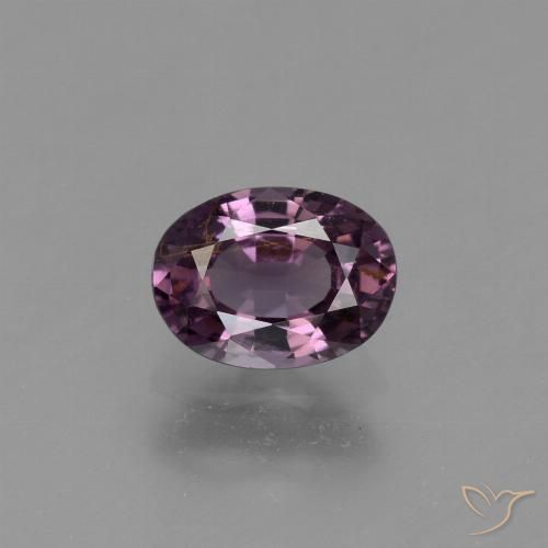 1.08ct Natürlicher tieflila Spinell, Oval, VS-SI