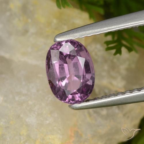 9,17 ctw natürlicher Dunkellila Mauve Spinell, Oval, VS-SI