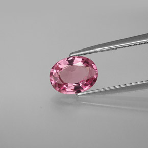 0,99 ctw natürlicher rosafarbener Spinell, Oval Schliff, VS