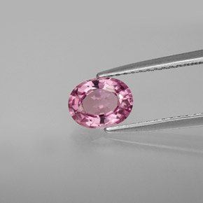 1,05 ctw natürlicher rosafarbener Spinell, Oval Schliff, VS
