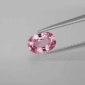 1,05 ctw natürlicher rosafarbener Spinell, Oval Schliff, VS