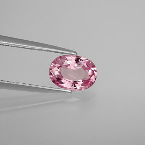 1,05 ctw natürlicher rosafarbener Spinell, Oval Schliff, VS