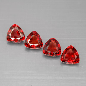  ct natürliche orangefarbener Spinell-Edelsteine, Trillion, VS