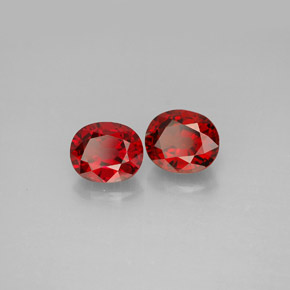  ct natürliche roter Spinell-Edelsteine, Oval Schliff, VS