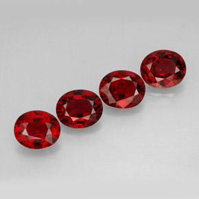  ct natürliche roter Spinell-Edelsteine, Oval Schliff, VS
