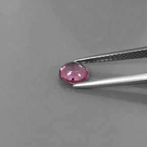 0,75 ctw natürlicher rosafarbener Spinell, Rundschliff, Transparent