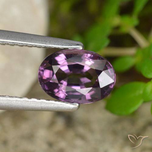 1.11ct Natürlicher dunkellila Spinell, Oval, VS