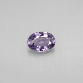 0,88 ctw natürlicher violetter Spinell, Oval Schliff, VVS-VS