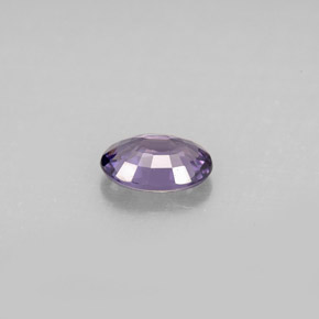 0,88 ctw natürlicher violetter Spinell, Oval Schliff, VVS-VS