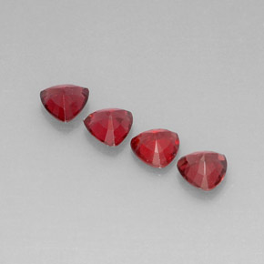  ct natürliche roter Spinell-Edelsteine, Trillion, VVS-VS