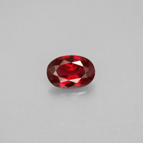 0,64 ctw natürlicher roter Spinell, Oval Schliff, VS
