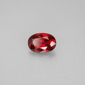 0,64 ctw natürlicher roter Spinell, Oval Schliff, VS