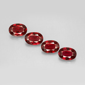 ct natürliche roter Spinell-Edelsteine, Oval Schliff, VVS-VS