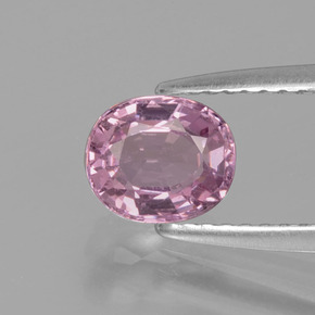 1,07 ctw natürlicher rosafarbener Spinell, Oval Schliff, VS