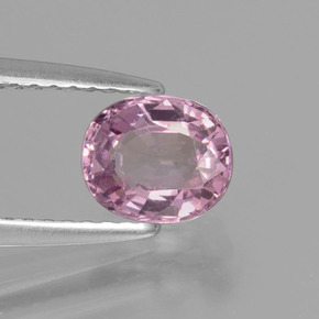 1,07 ctw natürlicher rosafarbener Spinell, Oval Schliff, VS