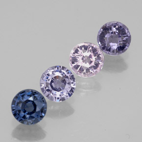 1,42 ct natürliche mehrfarbiger Spinell-Edelsteine, Rundschliff, VVS-VS