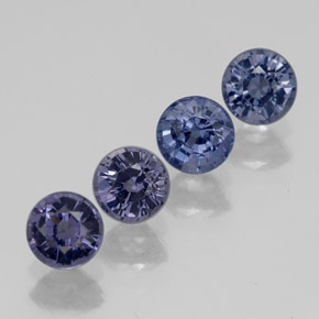  ct natürliche blauer Spinell-Edelsteine, Rundschliff, VVS-VS