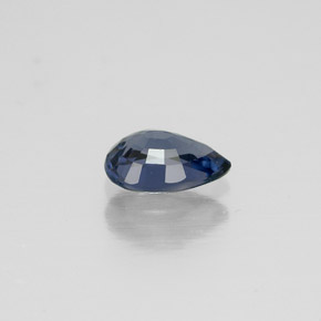 0,56 ctw natürlicher blauer Spinell, Birnenform, VVS-VS