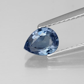 0,58 ctw natürlicher blauer Spinell, Birnenform, VS