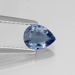 0,58 ctw natürlicher blauer Spinell, Birnenform, VS