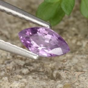 9,17 ctw natürlicher violett-lila Spinell, Marquise, VVS-VS